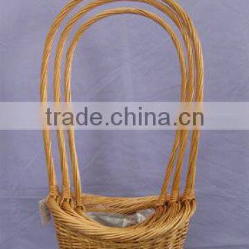 Boat Shaped Willow Basket