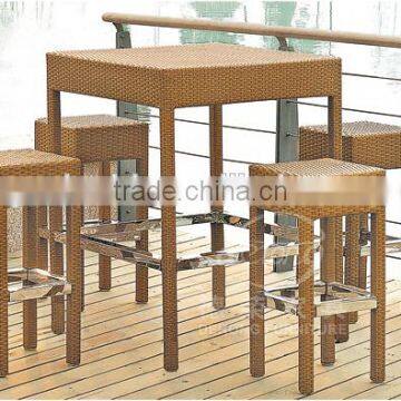 tall bar table and chair