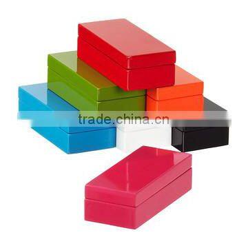 Colorful shiny lacquer jewelry box