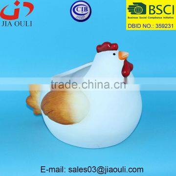 New EASTER Decorations Ceramic Easter Chicken Figurines, Chicken Shaped Pot photo-3