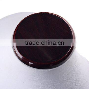 Wholesale Jewelry Display Neck Stand Leather 18cm Tall photo-3