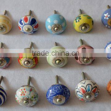 Latest Mix Design Hand Painted Kitchen Cabinet Knobs photo-2