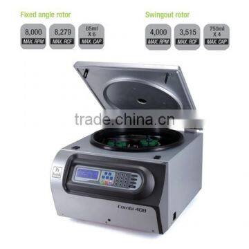 Multipurpose Laboratory Large Capacity Air-cooling Table Top Centrifuge Separator Machine Combi 408 photo-4