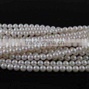 5-5.5mm AAA White Loose Akoya Pearls Strand photo-2