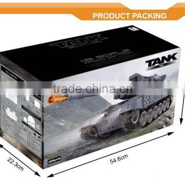 2.4G Military Tank Toy 1 8 Scale rc Tanks With Sound and Light, Radiator Plastic Tanks photo-5