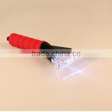 2016 china best cheap promotion Ice Scraper With Snow Brush with led