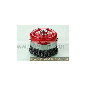 shank crimped wire brush