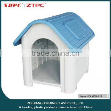 big pet kennel with opening window plastic doggy cat house