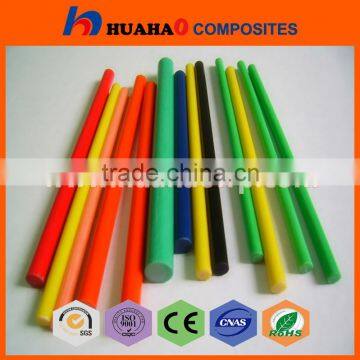 HOT SALE Pultrusion UV Resistant Rich Color UV Resistant fiberglass golf net poles with low price fiberglass golf net poles