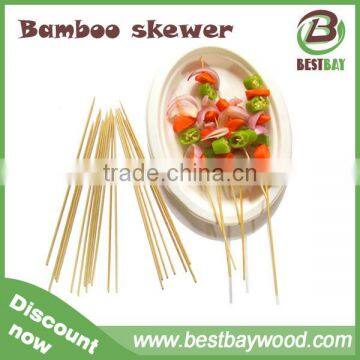 Kabob Food Wholesale in Bulk 40cm With Custom Logo Bamboo Skewer photo-6