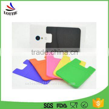 Durable Soft Universal Silicone Credit Card Holder, Name Card Holder photo-5