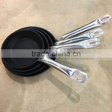 alibaba china nonstick stainless steel forged frying pan/casserole set