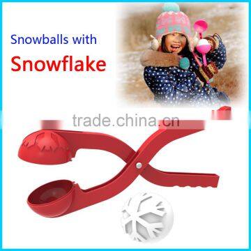 2016 PP Plastic Fully stocked Plastic snowball maker for kids