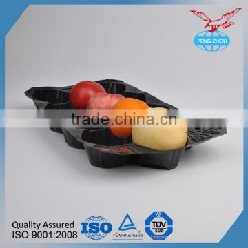 easy to wash eco-friendly pvc plastic food tray packaging tray