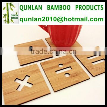 Creative Bamboo Tea Cup Coaster