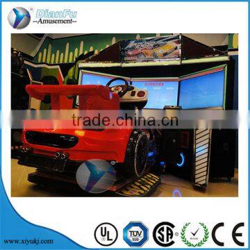 42 Inch LCD 3 Screens Coin Pusher Arcade Kids Grown Ups Simulator Exciting Real Driving Machine photo-3