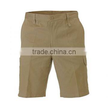 Multi-pocket Working Trousers Cotton Drill Mens Cargo Shorts photo-4