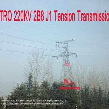 MEGATRO 220KV 2B8 J1 Tension Transmission Tower photo-2