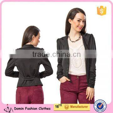 Wholesale New Fashion Ruffle Sleeve Petite Lady Blazer