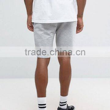High Quality New Design Custom Drawstring Waist 65% Cotton 35% Polyester Breathable Jersey Men's Fleece Sweat Running Shorts photo-2
