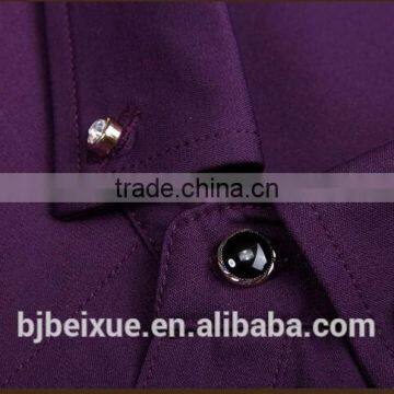 Wholesale China 100% Cotton 2017 Trend Office Men Shirt Top Blouse photo-5