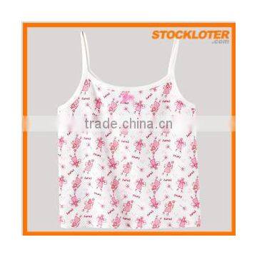Pink Stripe Cotton Camisole for Girls Stocklot photo-6