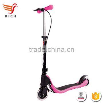 HS-CW1 Wholesale Pupular Design 2 PU Wheels Kick Scooters for Adult photo-4