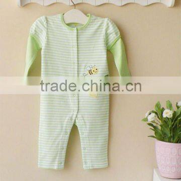 mom and bab 2013 baby romper 100% cotton sleeping wear