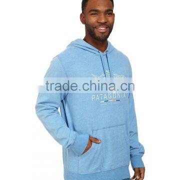 Mens Blue Lightweight Light up Fitness Hoodie photo-4