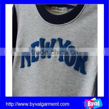 Autumn Fashion Top Quality Boys Clothing Pullover Basic Sweatshirt Clothing Flocking Design photo-4