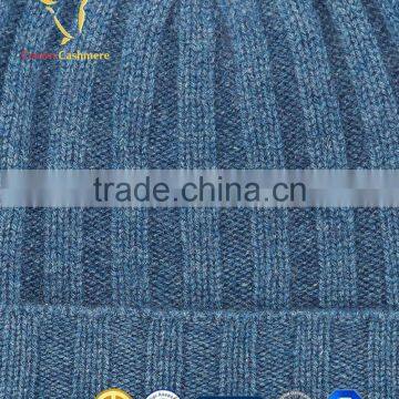 Best Selling Rib Fashion 100 Cashmere Beanie Hats photo-5