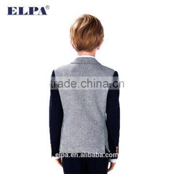 2016 Style ELPA Cotton Gray Hot Sale Plus Size Cheap Kids Blazer photo-3