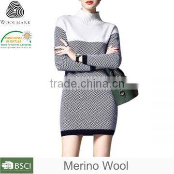 Sweater Dress Winter Superior, Custom Ladies Winter Dress photo-3