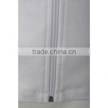 Wrinkle Free CVC Fabric Bulk Plain Wholesale Slim Fit Custom Hoodies photo-6