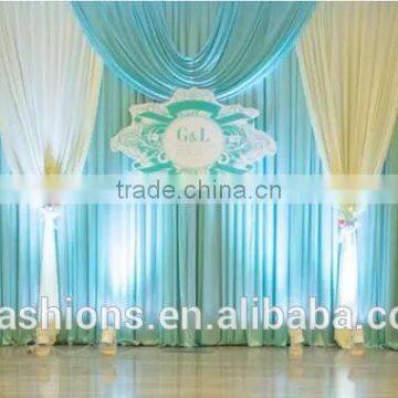 Wedding Backdrop Sparkly Photo Booth Backdrop Gold Sequin Fabric Gold Wedding Curtain With Detachable Swag photo-6