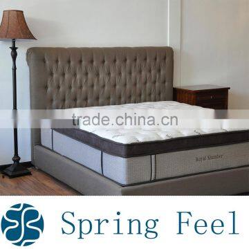 Extra Comfortable Euro Top Pocket Spring Mattress Bedroom Furniture Sets photo-2