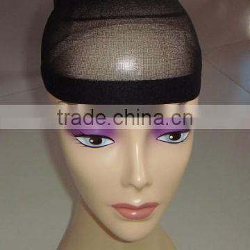 Hot Selling Black Deluxe Adjustable Elastic Wig Cap