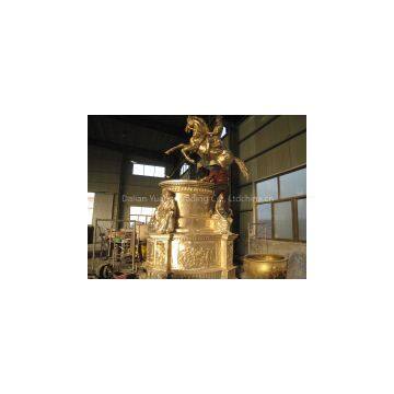 Large Bronze Garden Nude Woman Fountain