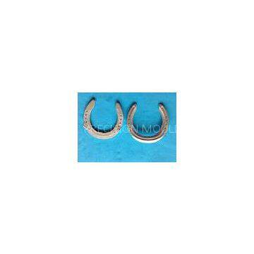 Competition Aluminum Wedge Horseshoes for Racecourse , Silver