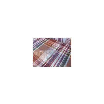 Stable Quality Nice soft 100% Cotton Yarn Dyed Fabric , Plain Weave Plaid Fabric