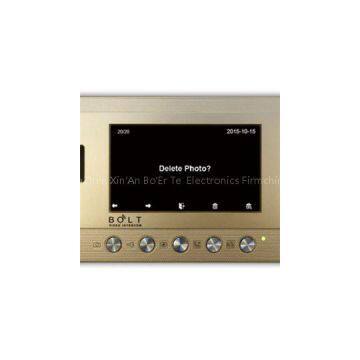 5 Inch Color LCD Monitor 4-wire Handsfree Villa Video Intercom With Photo Recording, Intercom Between 4 Monitors, Melodies Selection, Call Transfer Functions. M52M