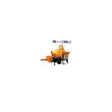 Pully JBT40-P1 electric concrete pump with drum mixer, portable small motor concrete pump, mixer tra