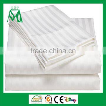 luxury satin stripe hotel bedsheets & Linens