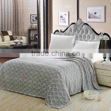 Chinese Check Motifs Flannel Blanket,six Colours Can be Choosed photo-6