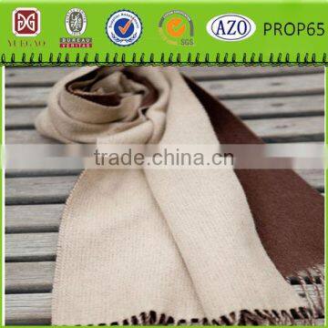 comfortable windproof thick tassel solid polar fleece scarf