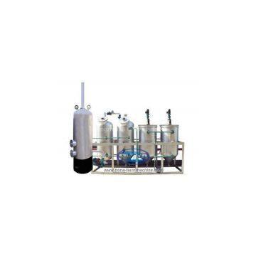 The operation of oil refining machine