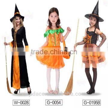 Hot Sale Short Style Halloween Party Women Witch Costume With Witches Hat photo-4