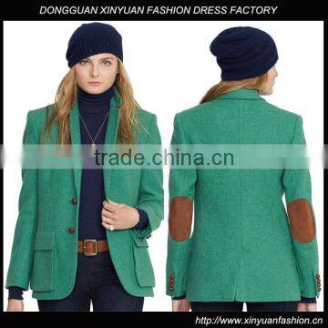 Custom Elbow Patch Boyfriend Winter Jacket