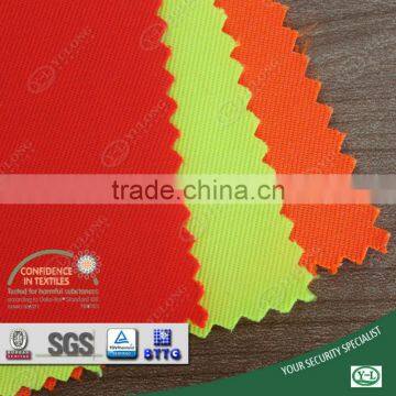 EN20471 waterproof hi vis reflective fluorescent yellow fabric for sale