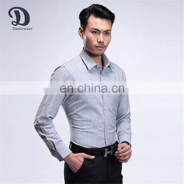 China Factory Wholesale Man Mini Check Shirt Dinner Shirt